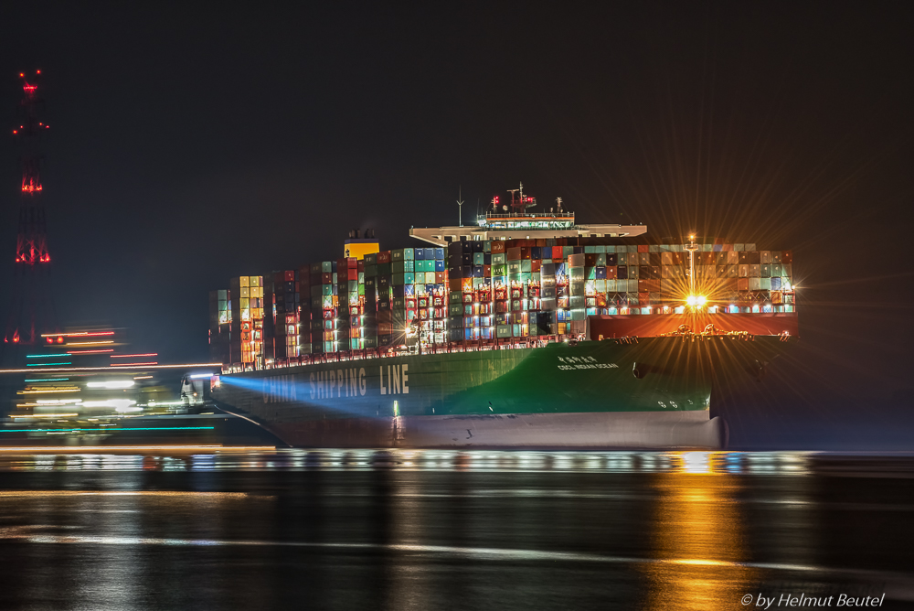 CSCL Indian Ocean - touchdown