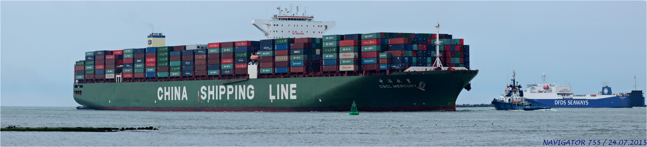 CSCL MERCURY / Container ship / Rotterdam / Bitte scrollen!