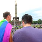 CSD 2015 Berlin - Blick auf den Großen Stern und die Siegessäule