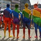 CSD in Frankfurt 2015 - Aufstellung auf dem Römerberg