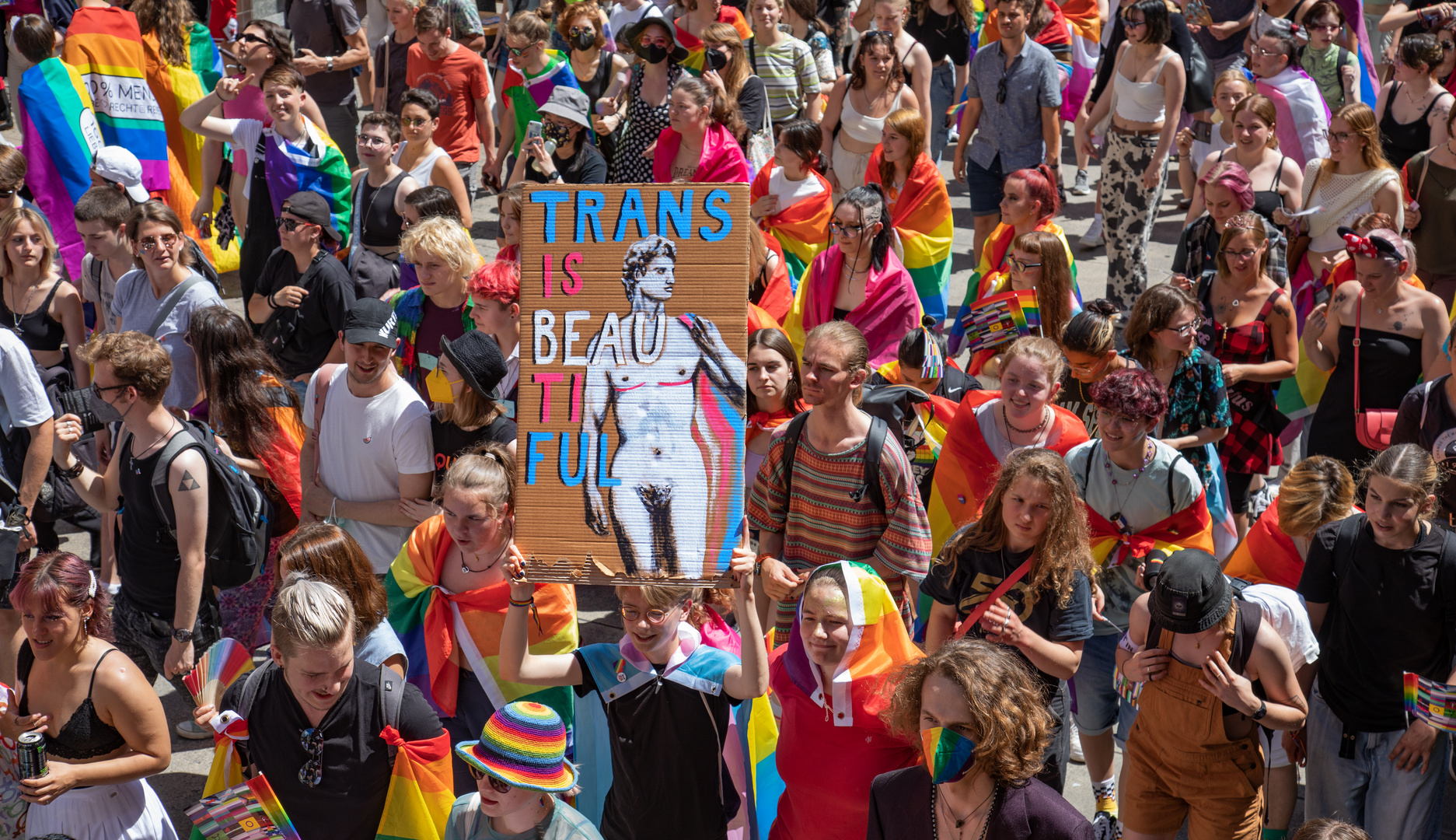 CSD-Parade durch Tübingen