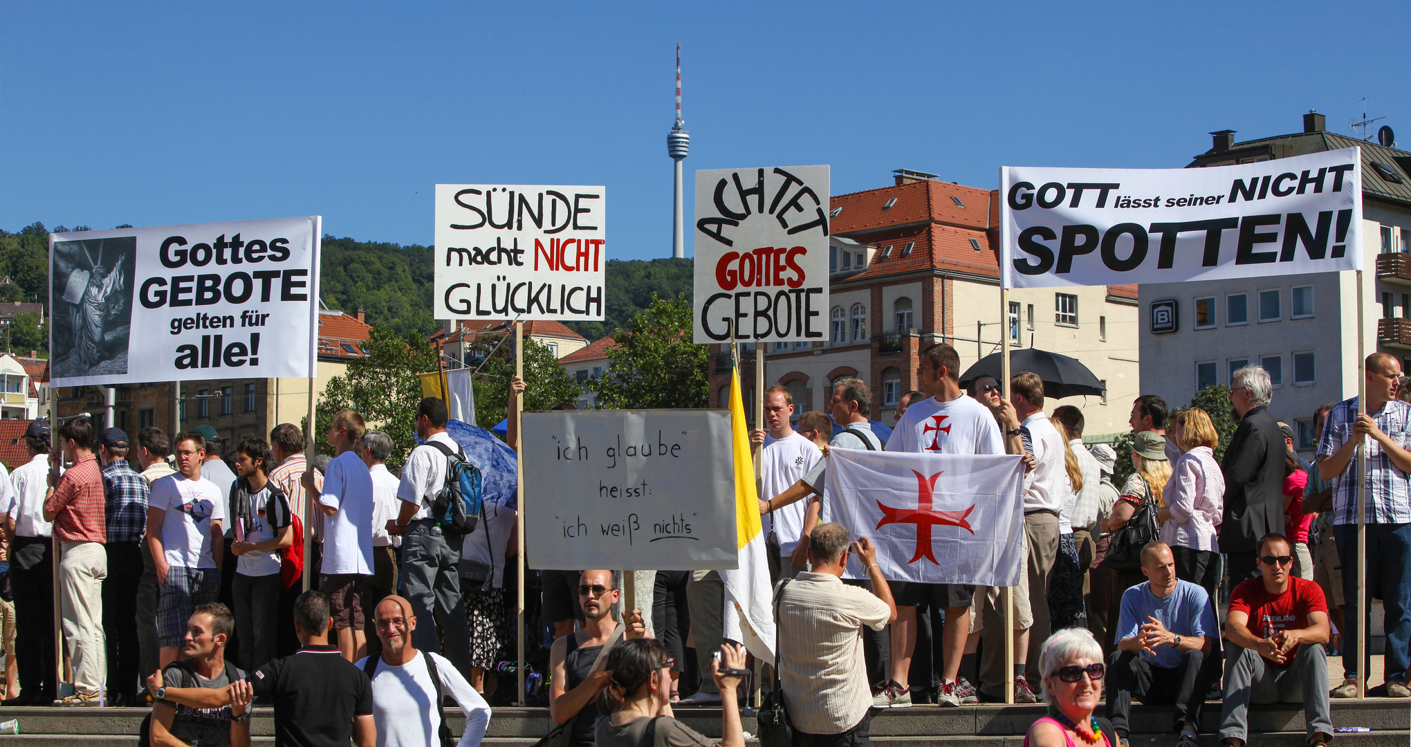 CSD Stuttgart Gegendemo