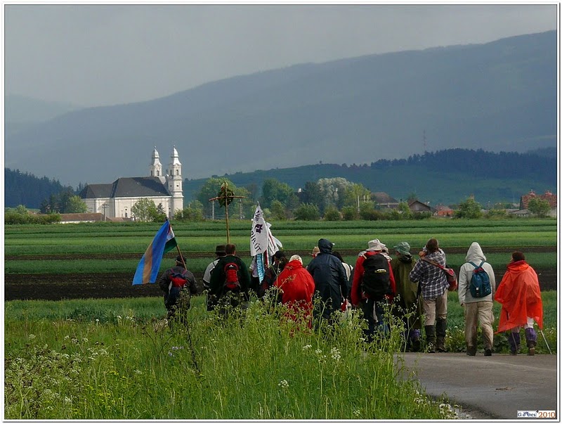 Csíksomlyó before the Pilgrims 2010.