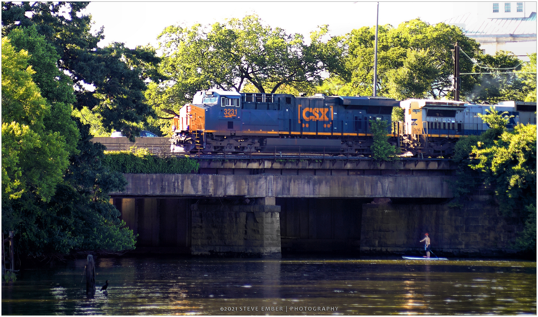 CSX Freight Crossing Washington Channel