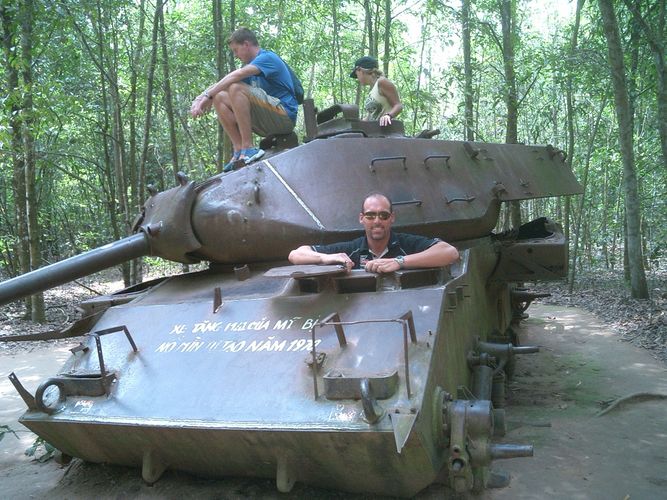 Cu Chi Tunnel Saigon Vietnam