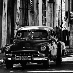 Cuba Car B&W No. 6