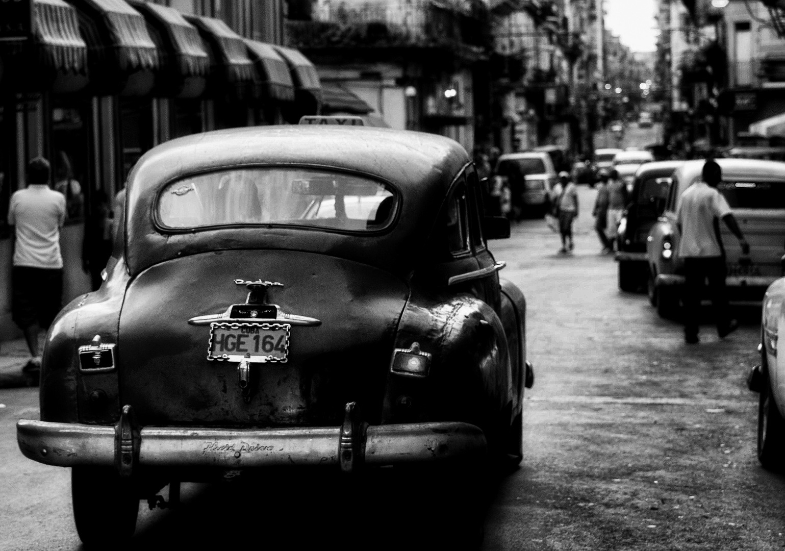Cuba Car B&W No.11