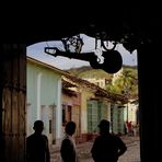 Cuba Casa Gitarre Trinidad street