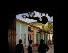 Cuba Casa Gitarre Trinidad street