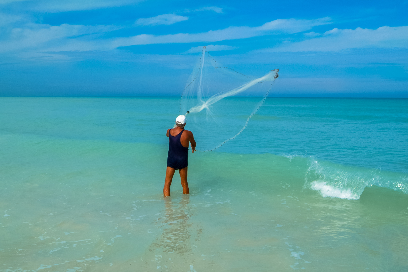 Cuba: Fischer am Strand von Varadero #2