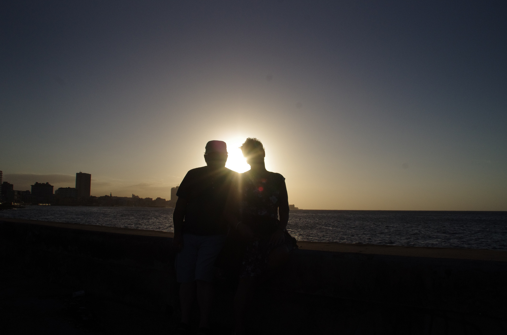 Cuba Havanna Malecon am Abend