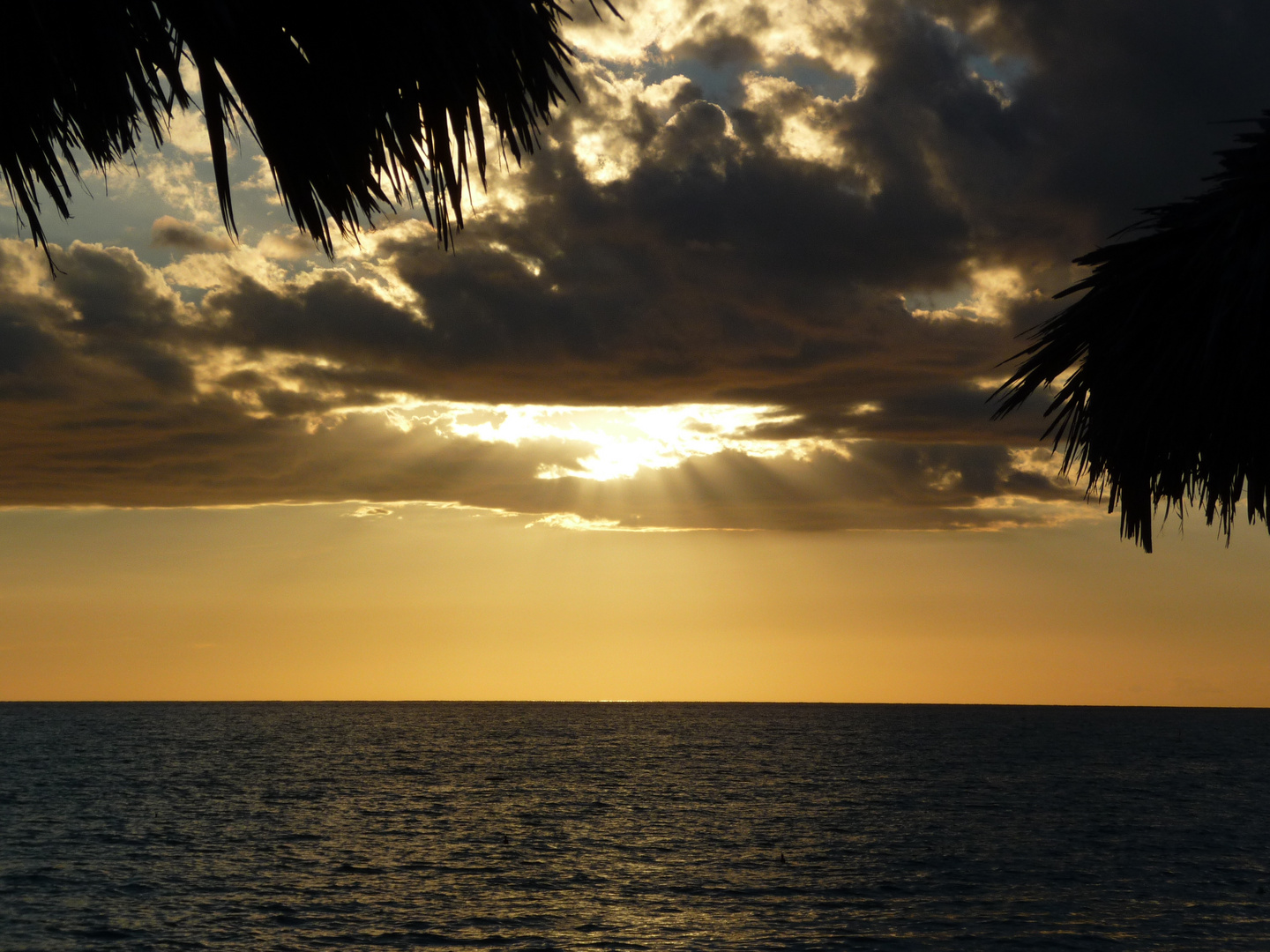 Cuba - Sonnenuntergang am Strand von Trinidad (November 2014)