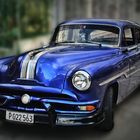 Cuban Cars: Blue Pontiac