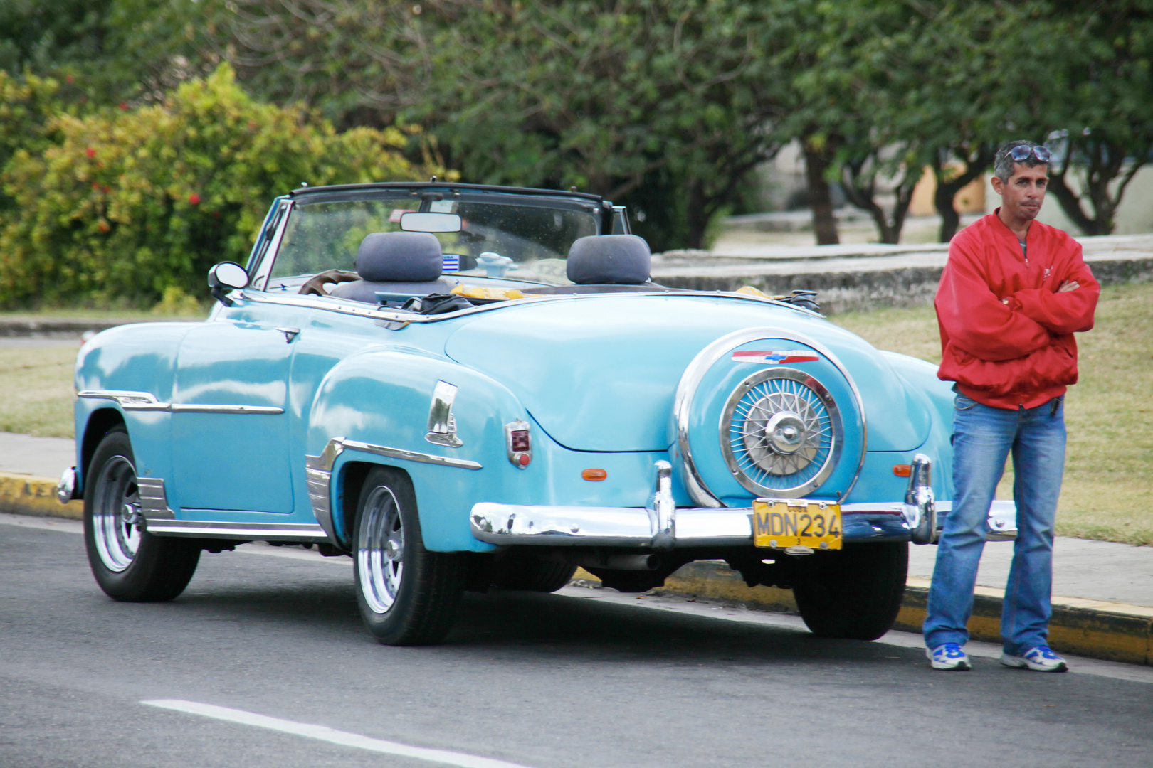 Cuban Taxi with Driver