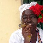 Cuban Woman with Cigar