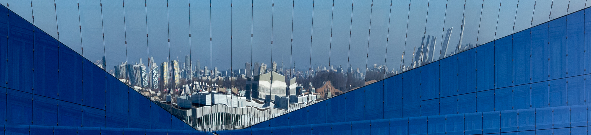 Cube Sicht auf Berlins Skyline