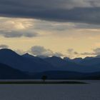 Cuillin Ridge on Skye from Dornie