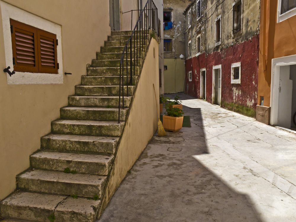 Cul-de-Sac in the Old Town part of Zadar, Croatia