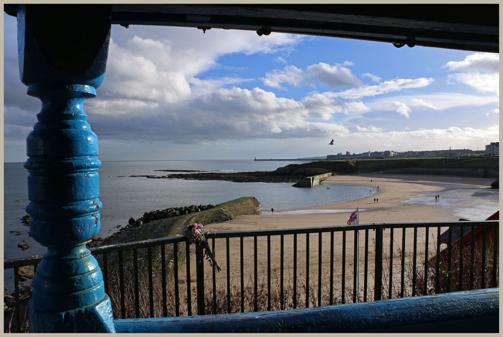 cullercoats bay from the watch house