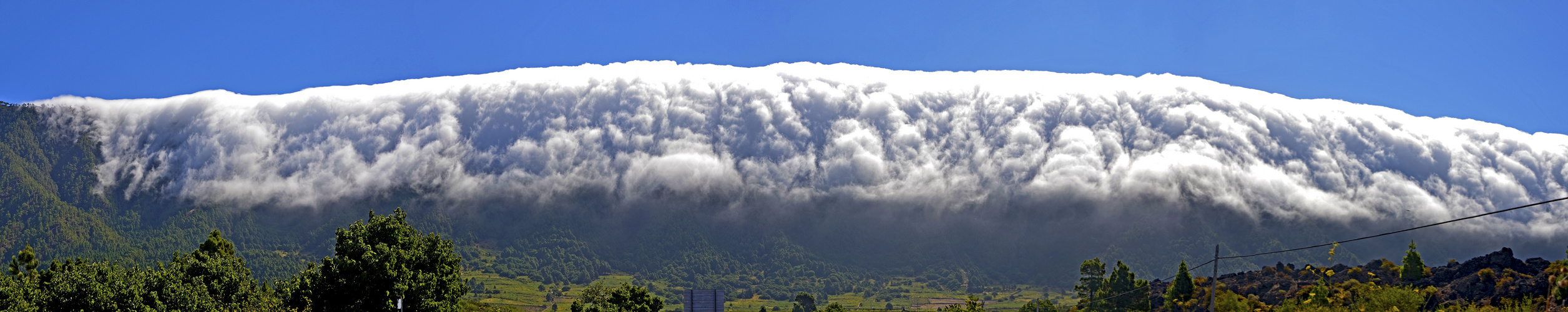 Cumbre Nueva - Wolken( Wasser) Fall auf La Palma