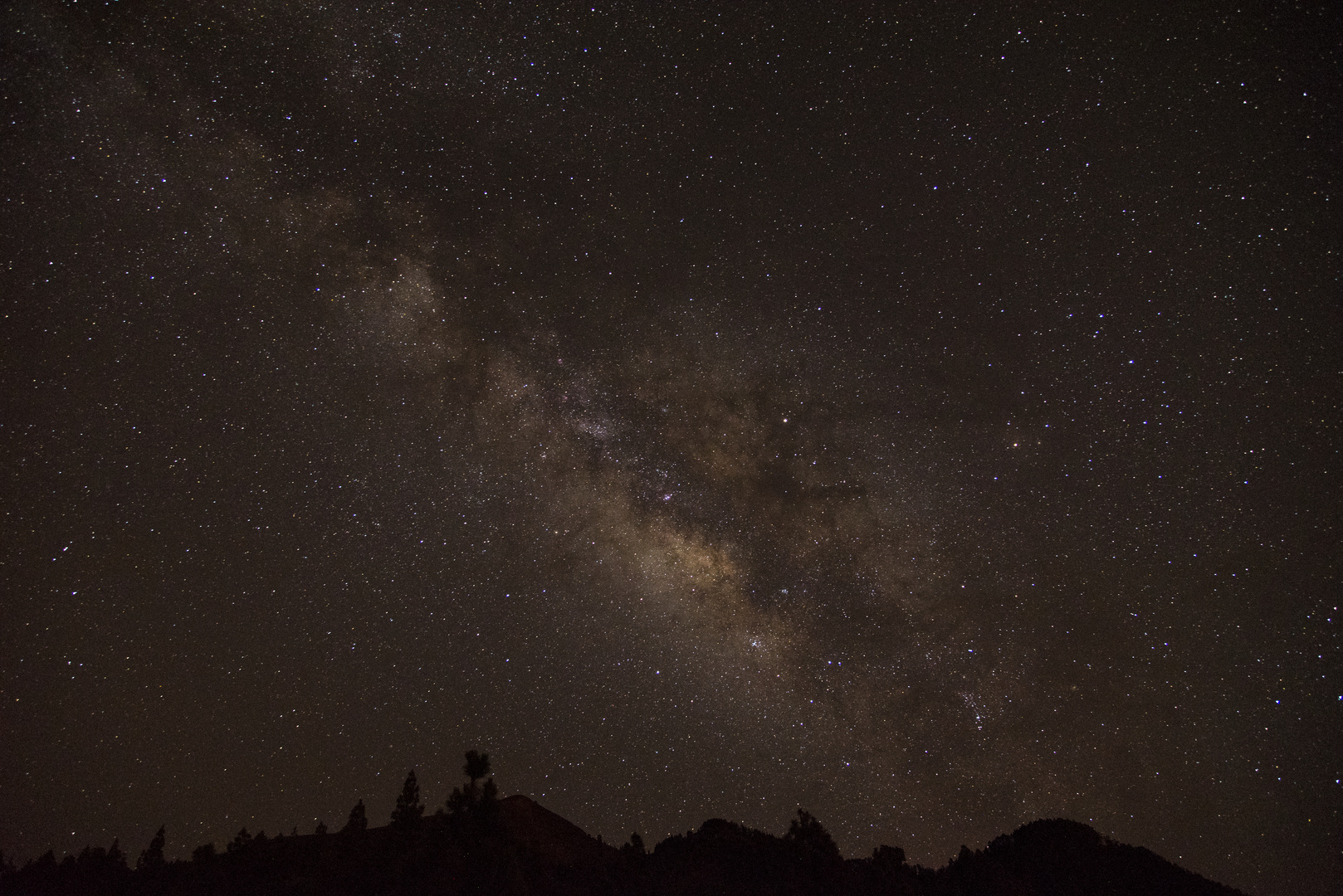  cumbre vieja la palma Milkyway, Milchstraße