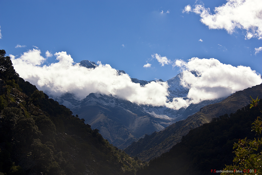 Cumbres Mayores. Alcazaba y Mulhacen. Sierra Nevada