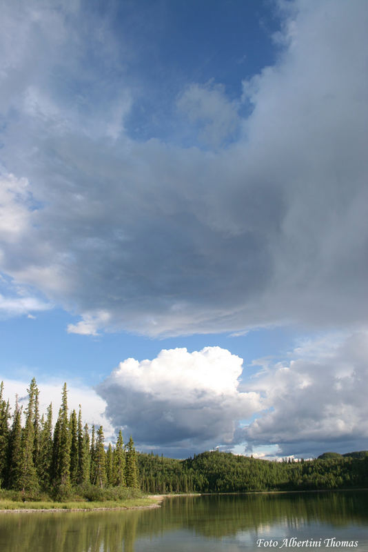 Cumulonembi sopra la Taiga