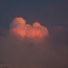 Cumulus im Abendrot