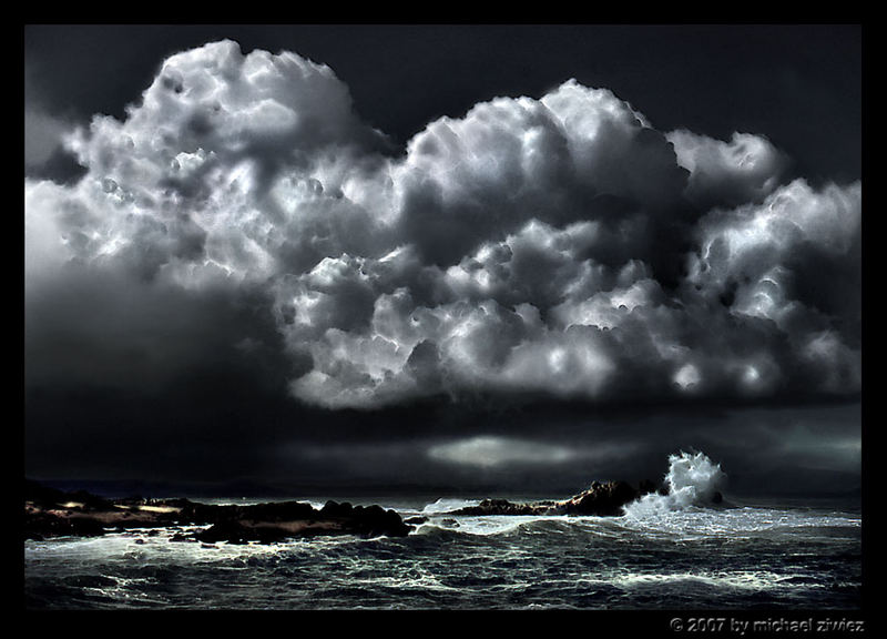 Cumulus over Monterey Bay