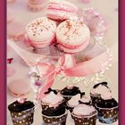 Cups cakes et macarons