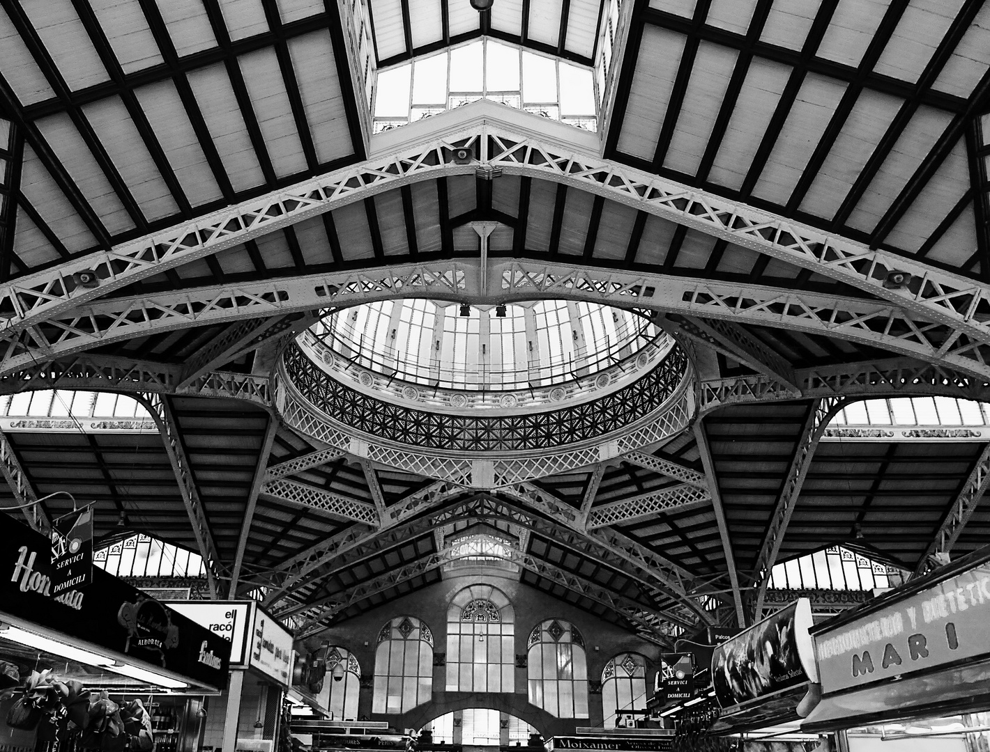 Cúpula del Mercado Central de Valencia