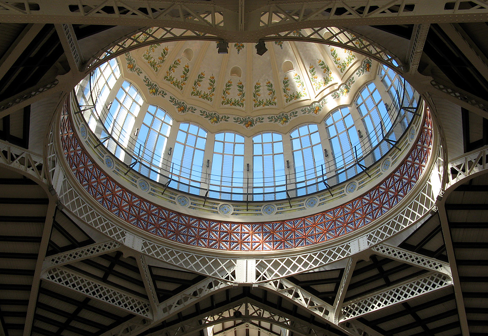 Cúpula. Mercado Central de Valencia