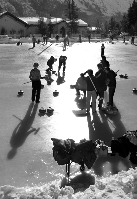 Curling in St.Moritz