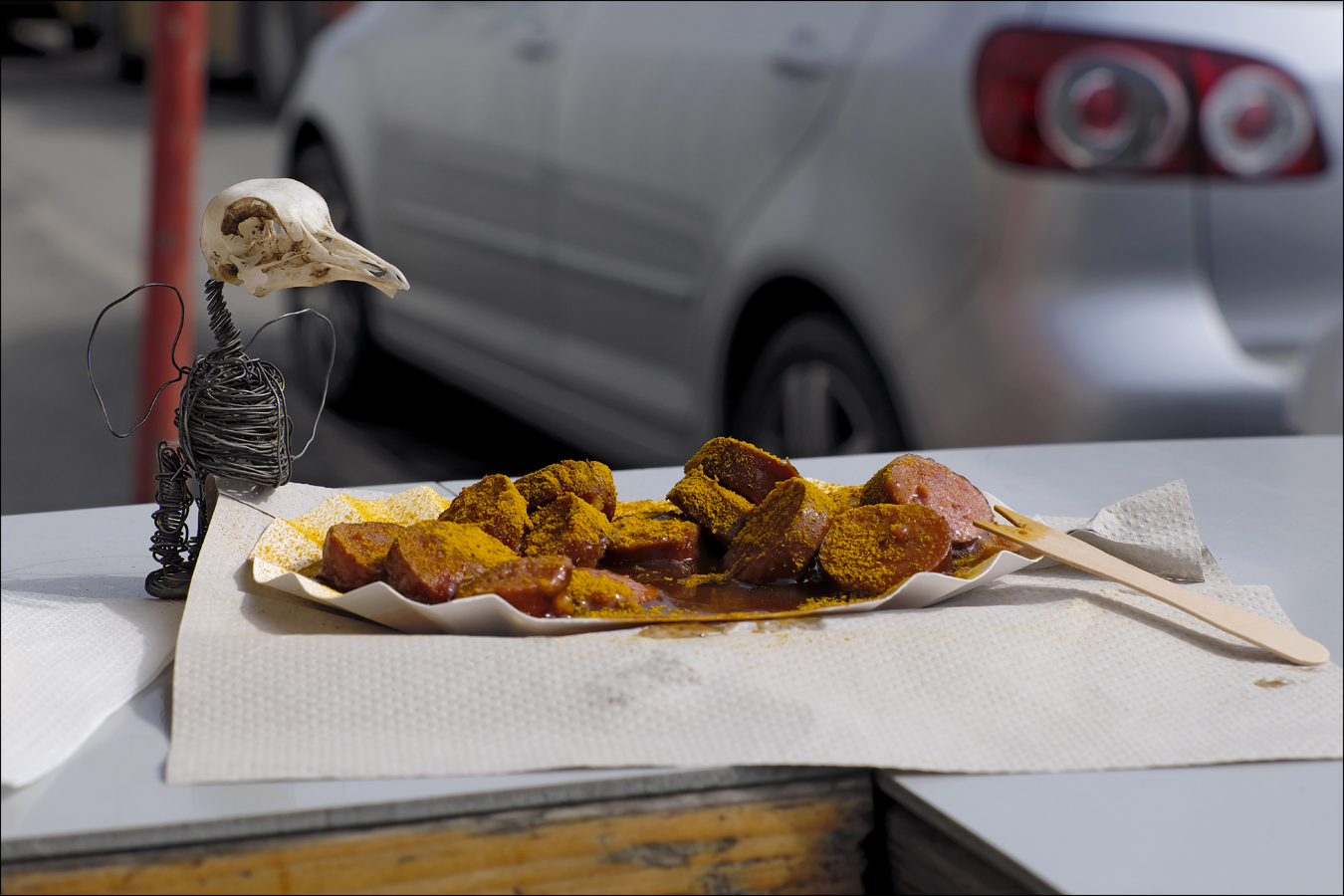 Currywurst im Osthafen