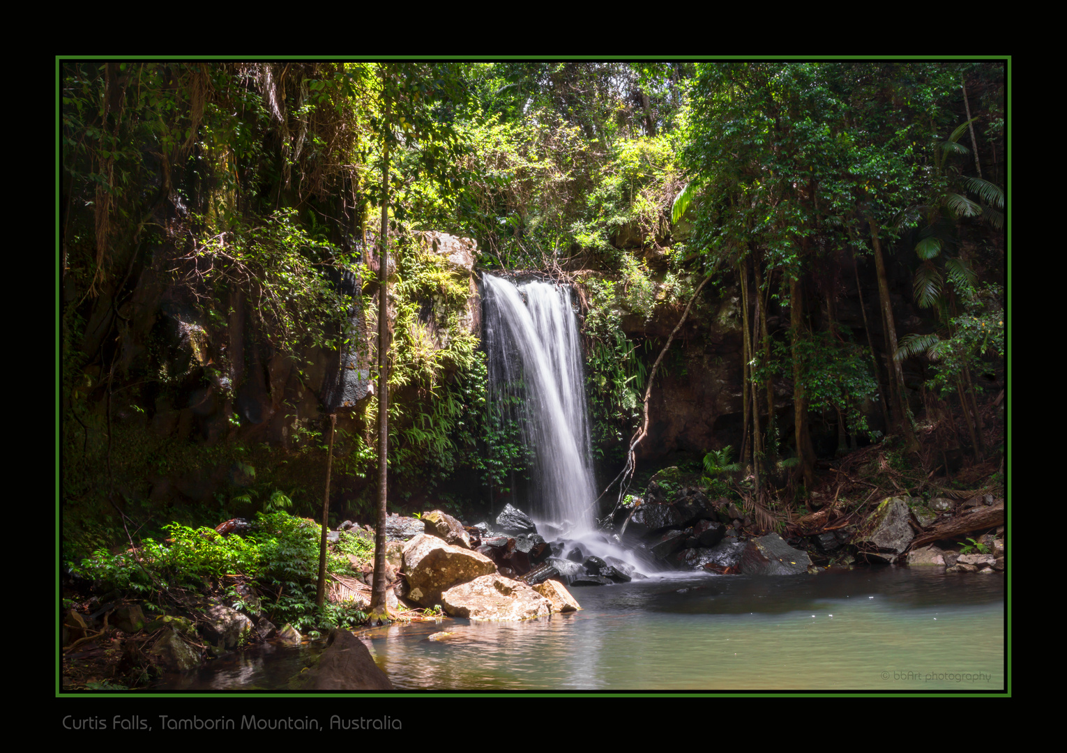 Curtis Falls, Tamborin Mountain, Australien