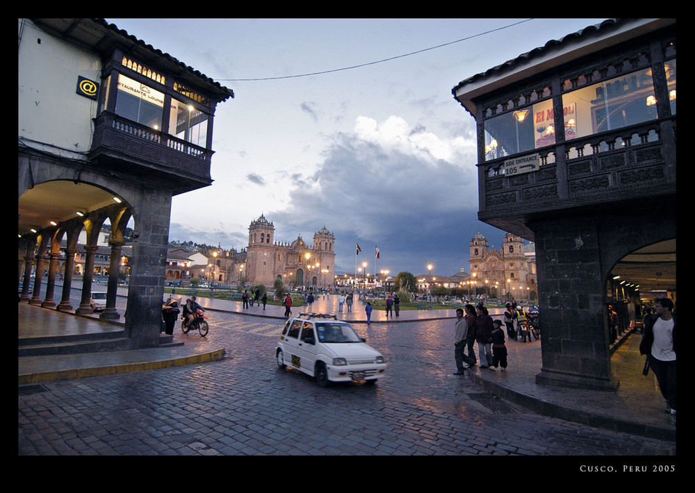 Cusco - Abenddämmerung