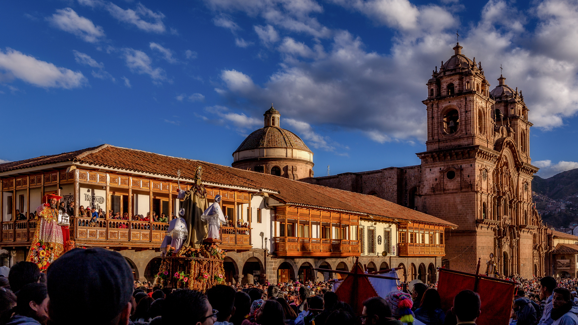 Cusco am Plaza  de Armas....
