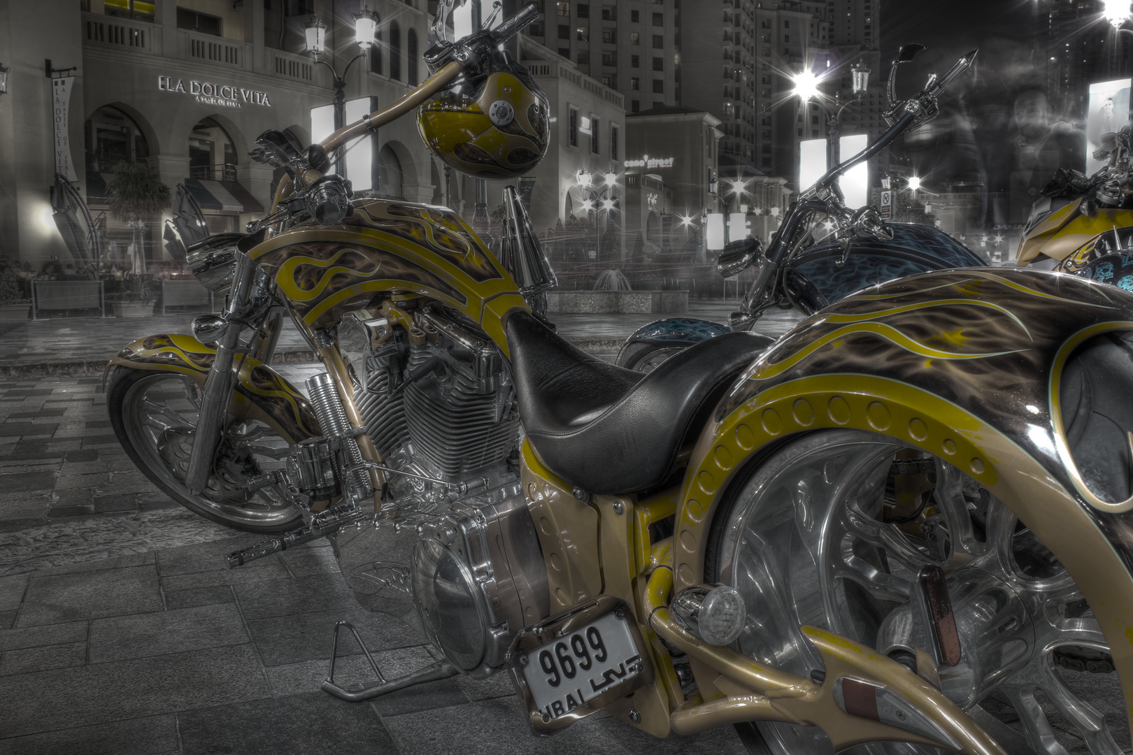Custom Bike at Jumeirah Beach Walk Dubai