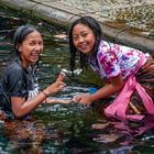 Cute kids in Tirta Empul