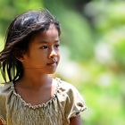 cute little girl in cambodia