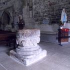 Cuve baptismale monolithe, Abbaye de Léhon