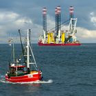 CUX 3, Fortuna und Seajacks Scylla vor Grimmershörn