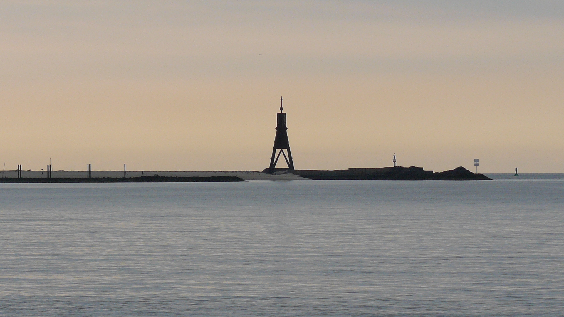 Cuxhaven bei Sonnenuntergang