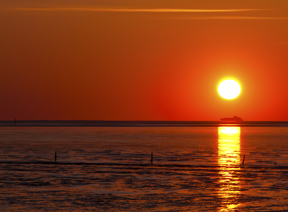 Cuxhaven / Duhnen mit Schiffchen