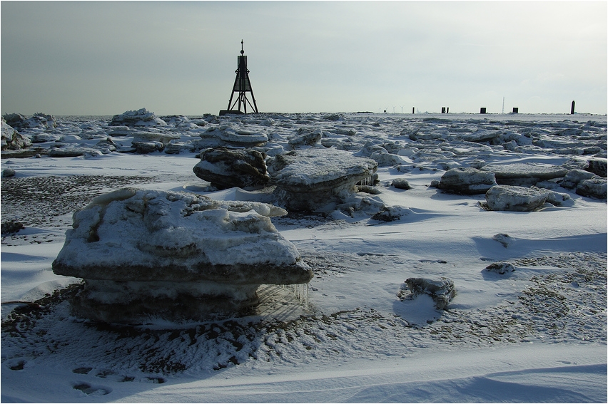 Cuxhaven im Eis