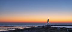 Cuxhaven Kugelbake zum Sonnenaufgang