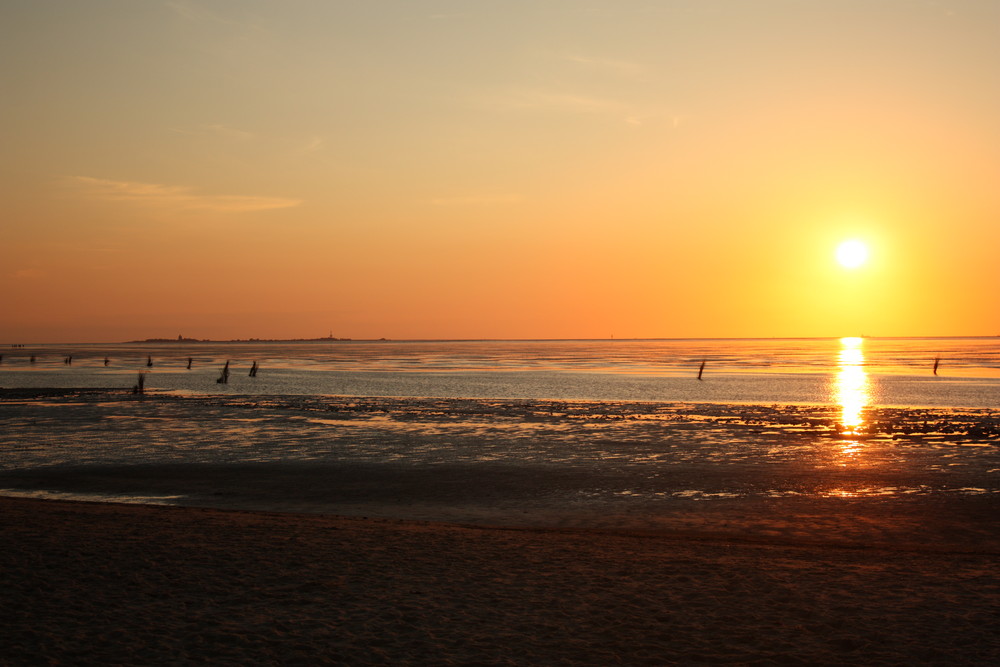 Cuxhaven Sonnenuntergang