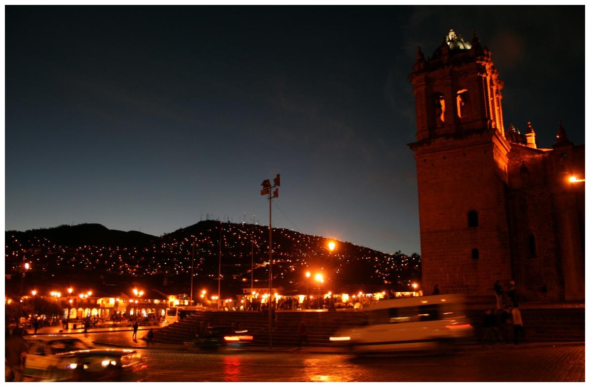 Cuzco am frühen Abend