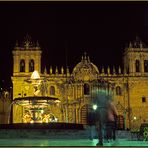 Cuzco - Kathedrale bei Nacht