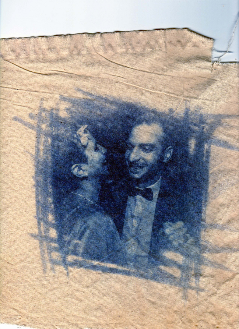 Cyanotype on cloth